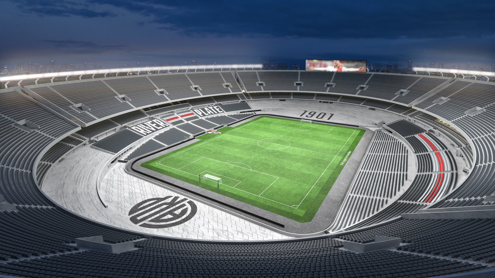 RIVER DIO A CONOCER IM GENES DEL FUTURO MONUMENTAL