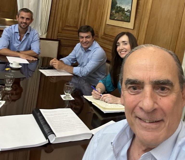 Francos reunido con Villarruel, Menem y De Marchi para definir estrategia legislativa
