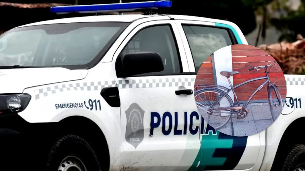 Un sujeto dejó su bici playera para robarse una todo terreno