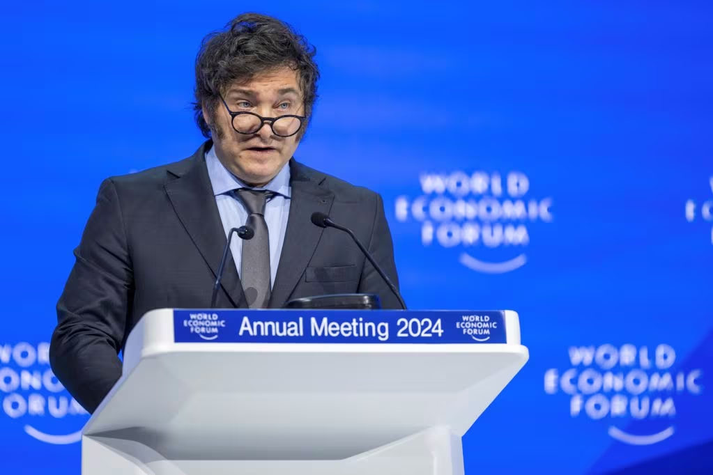 La oposición criticó el discurso de Milei en Davos