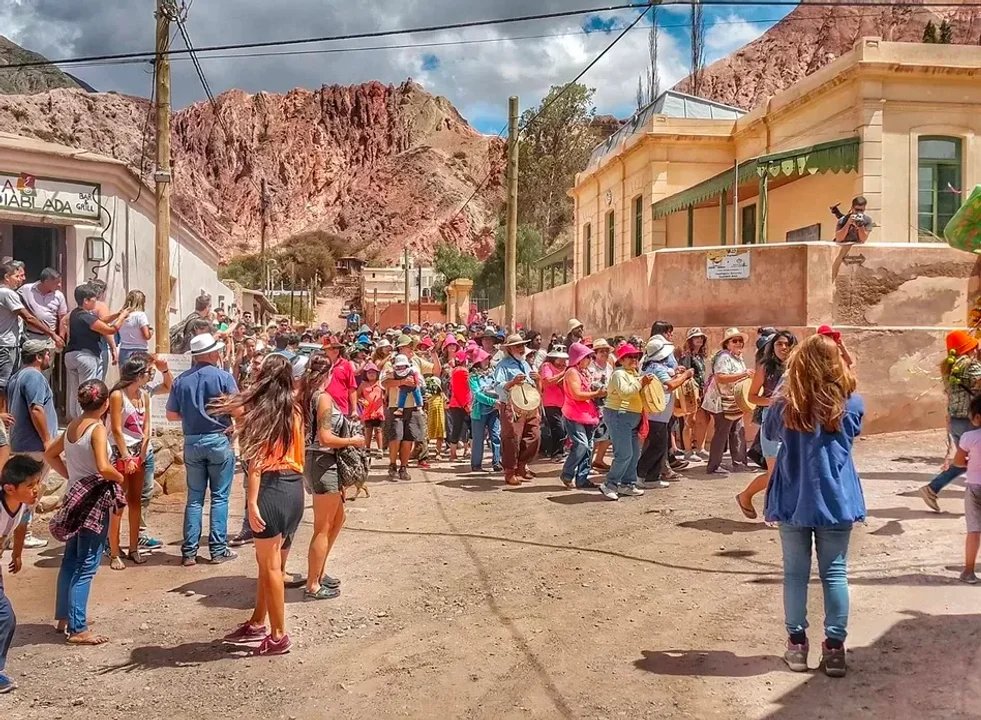 Los carnavales también son importantes en Purmamarca y Tilcara. Crédito: Nordic Travel