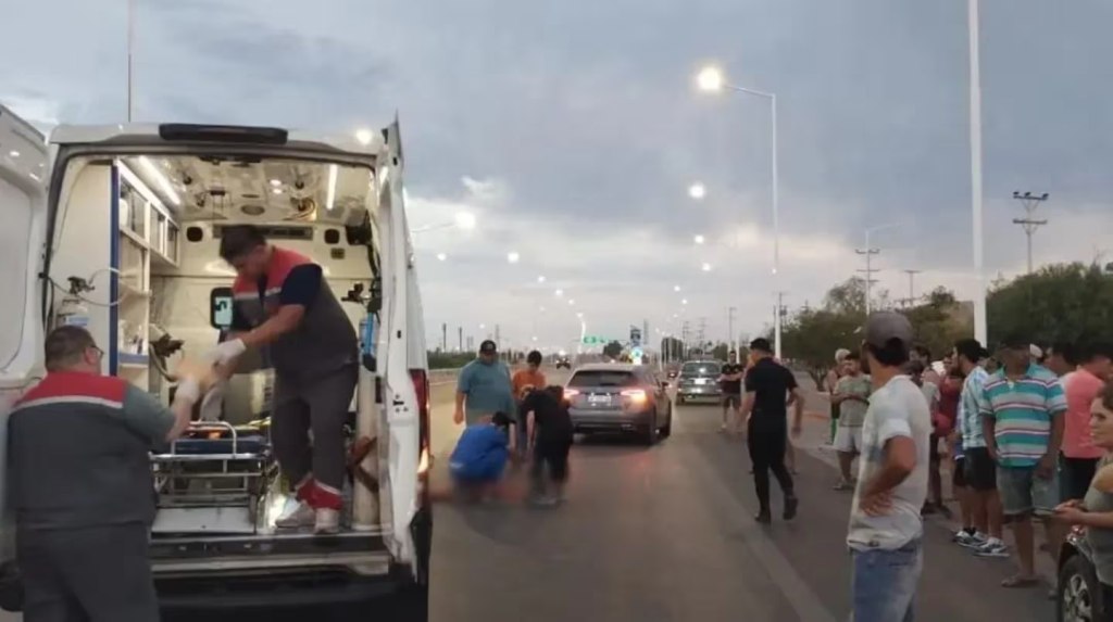 San Juan: una embarazada murió tras ser envestida por un auto al cruzar la ruta 40