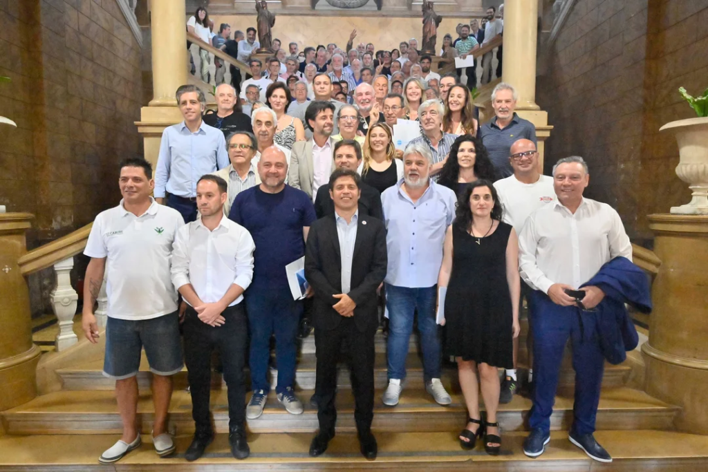 Kicillof recibió a empresarios y apuntó contra Milei por llevar adelante un "industricidio"