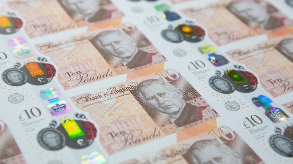 Los billetes del rey Carlos entrarán en circulación este miércoles en Reino Unido