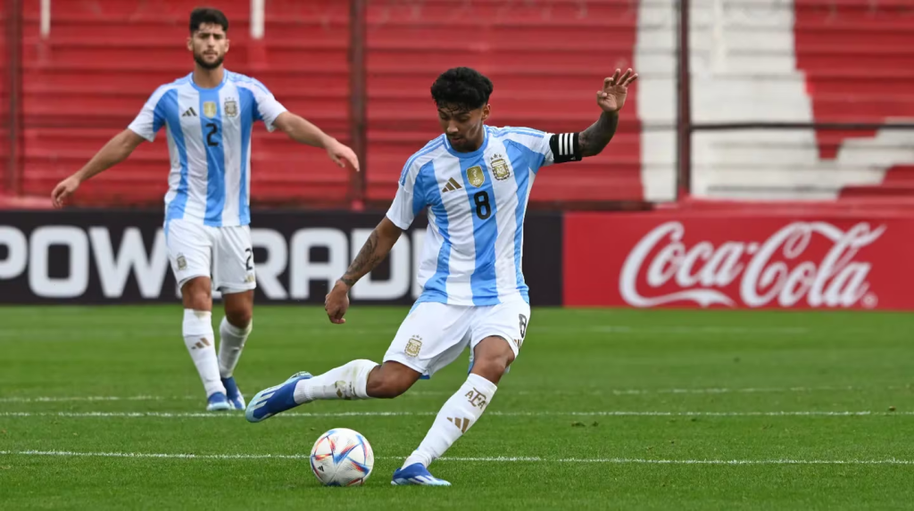 La Selección argentina Sub 23 goleó a Paraguay 4-0 en un partido amistoso