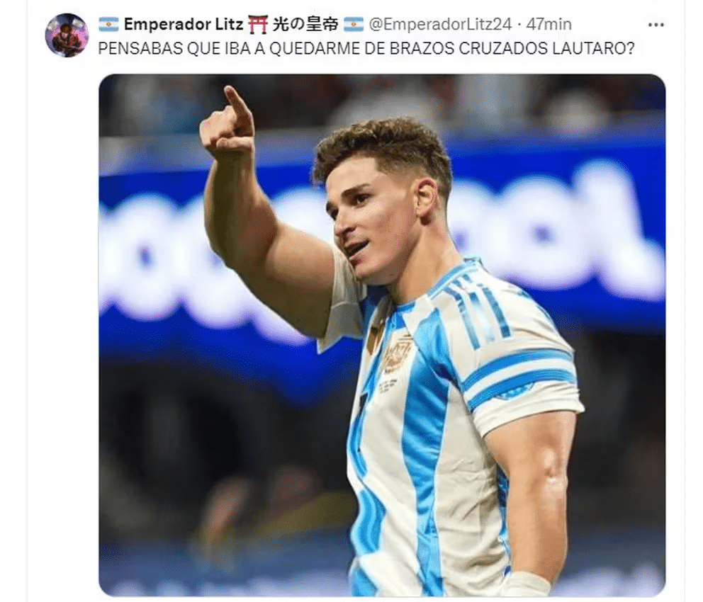 Tras el triunfo de Argentina ante Canadá, se desataron los memes destacando a Julián Álvarez, Messi y al "Cuti" Romero