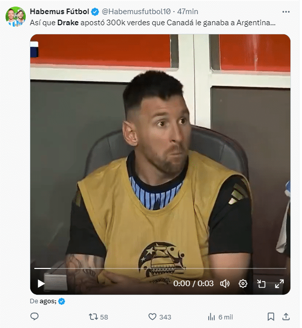 El artista que apostó por la eliminación de Argentina se convirtió en objeto de burlas