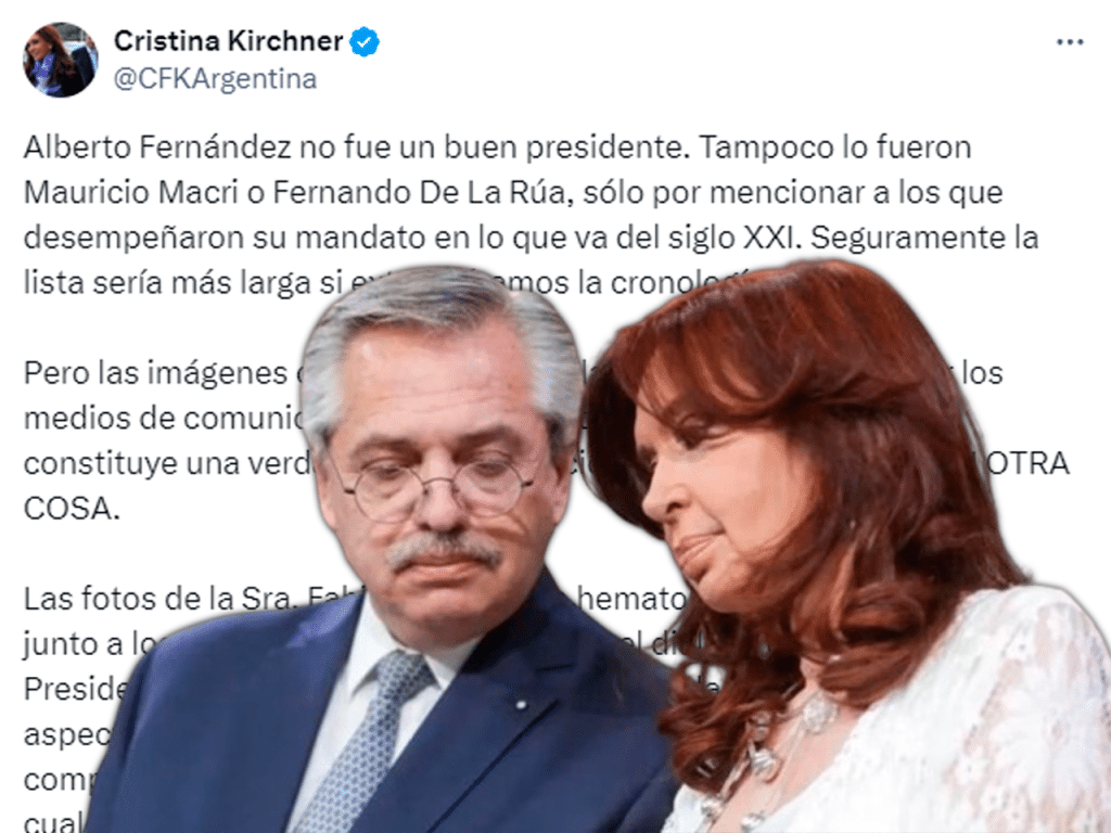 Cristina Kirchner rompió el silencio tras la denuncia por violencia de género contra Alberto Fernández