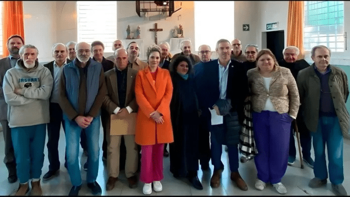 Apareció una foto de la reunión de diputados y diputadas de LLA en la visita a represores presos